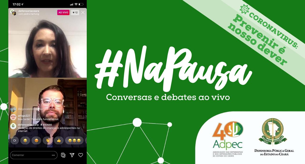 Debate sobre a virtualização da vida e as preocupações com a infância no #NaPausa