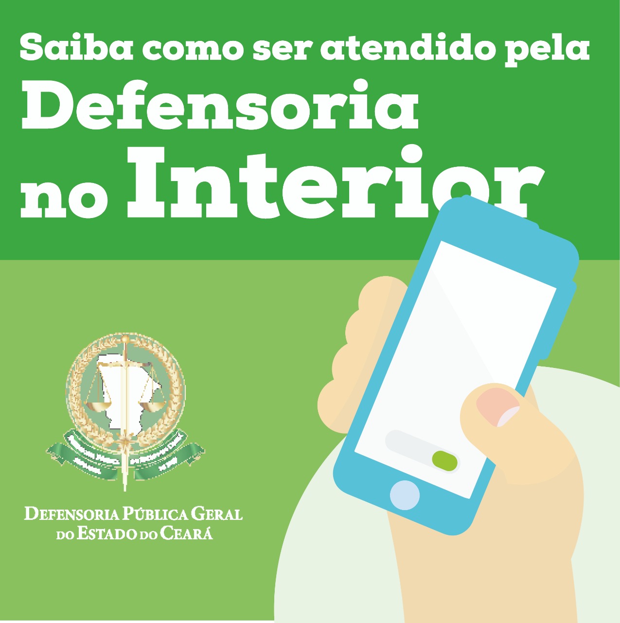 Contatos da Defensoria Pública no Interior