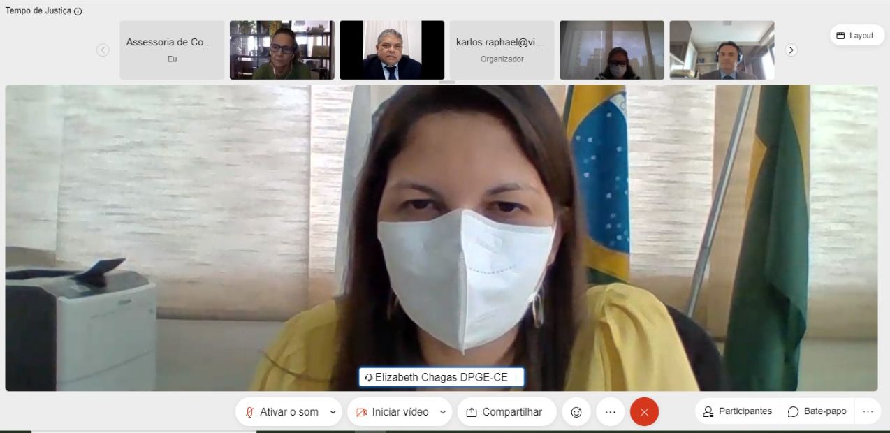 Defensora geral apresenta estudo inédito da Rede Acolhe ao colegiado do programa Tempo de Justiça