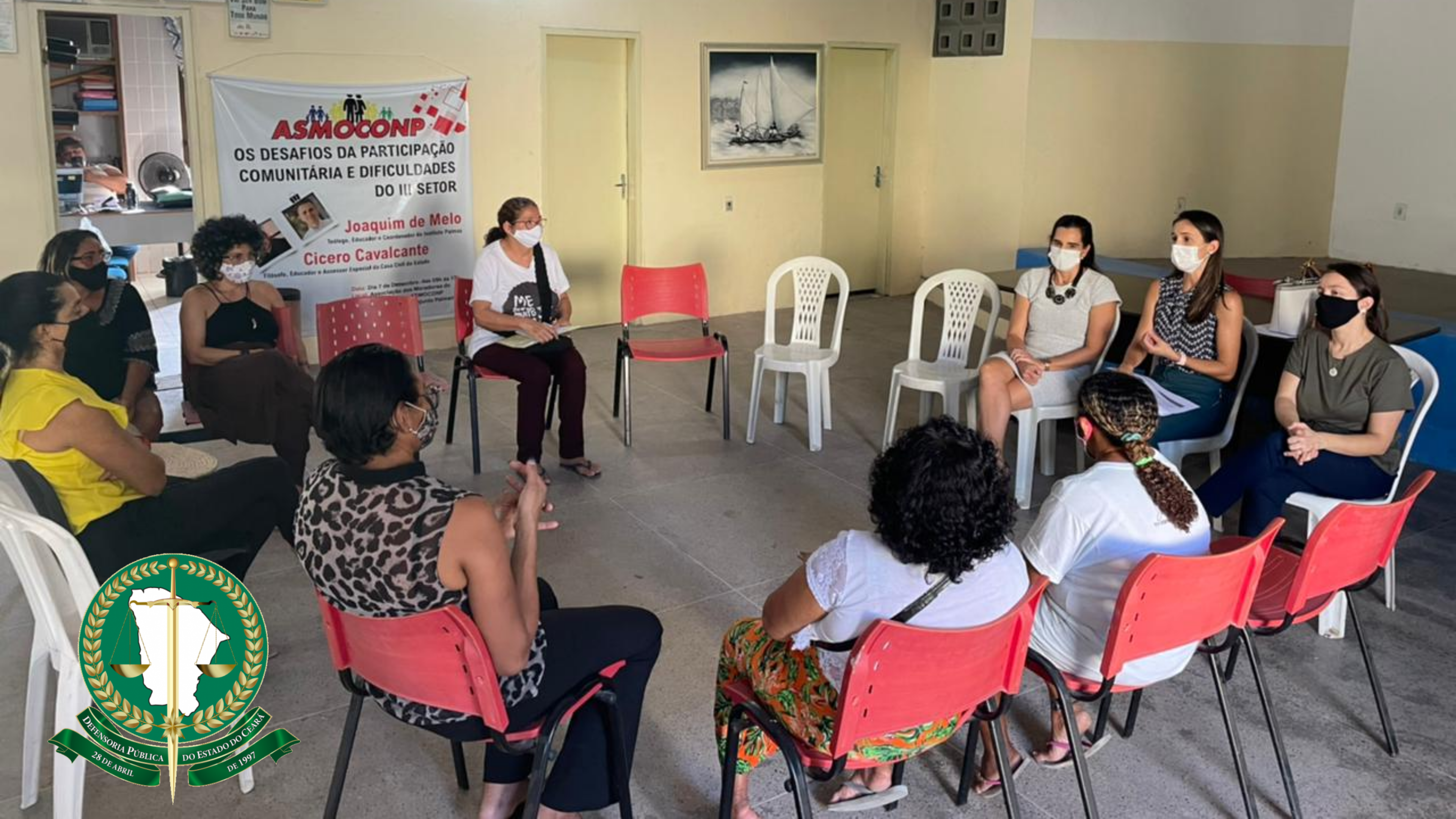 DPCE realiza roda de conversa sobre violência contra mulher no Conjunto Palmeiras