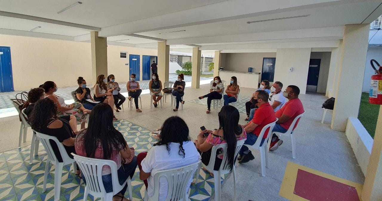 CJR realiza oficina de Justiça Restaurativa com profissionais dos acolhimentos institucionais