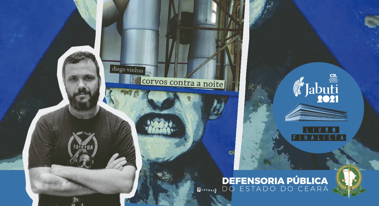 Defensor público Diego Vinhas é um dos finalistas do Prêmio Jabuti 2021