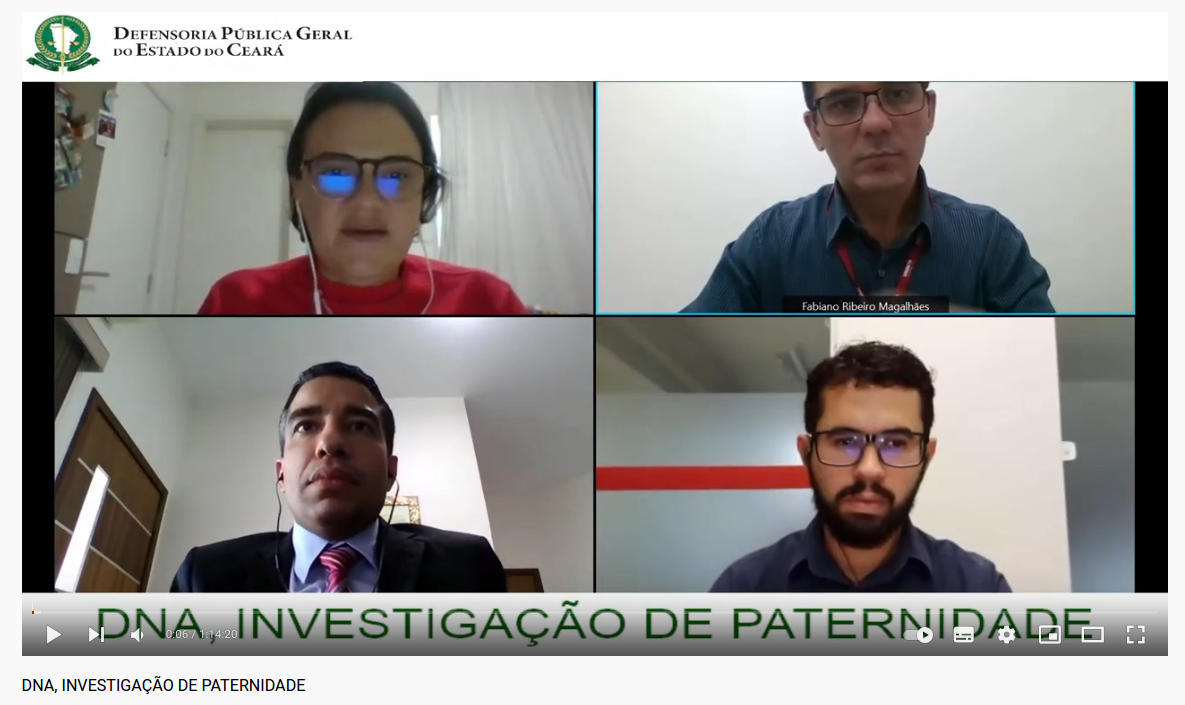 Defensoria inicia campanha “Meu pai tem nome” com live sobre exame de DNA