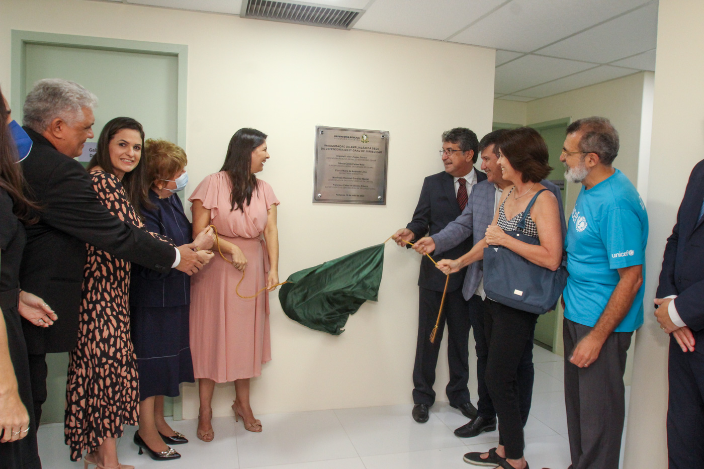 Solenidade de inauguração da ampliação do Segundo Grau