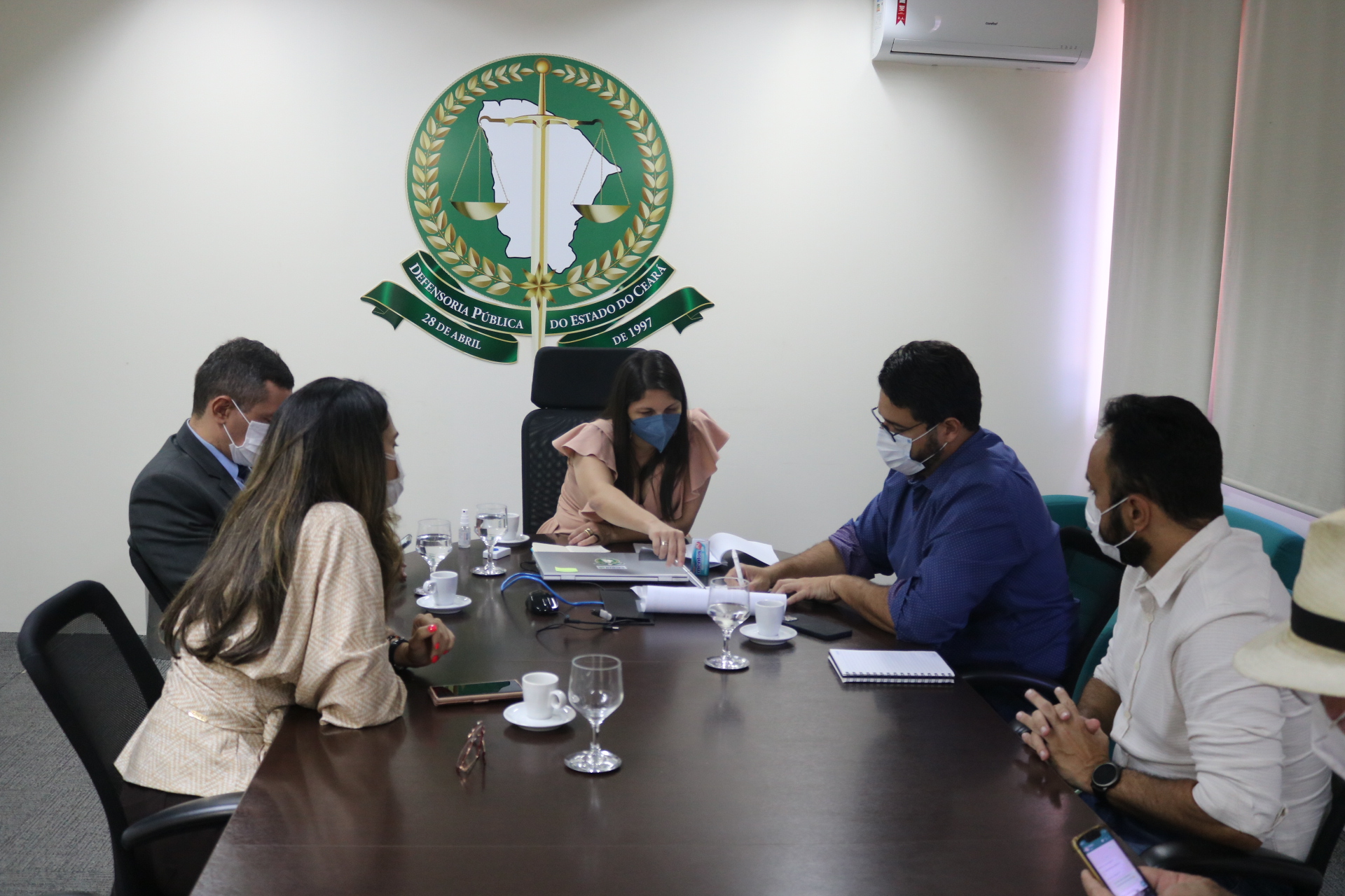 Defensoria e Seas reforçam parceria para funcionamento do CJR em Núcleo de Atendimento Integrado