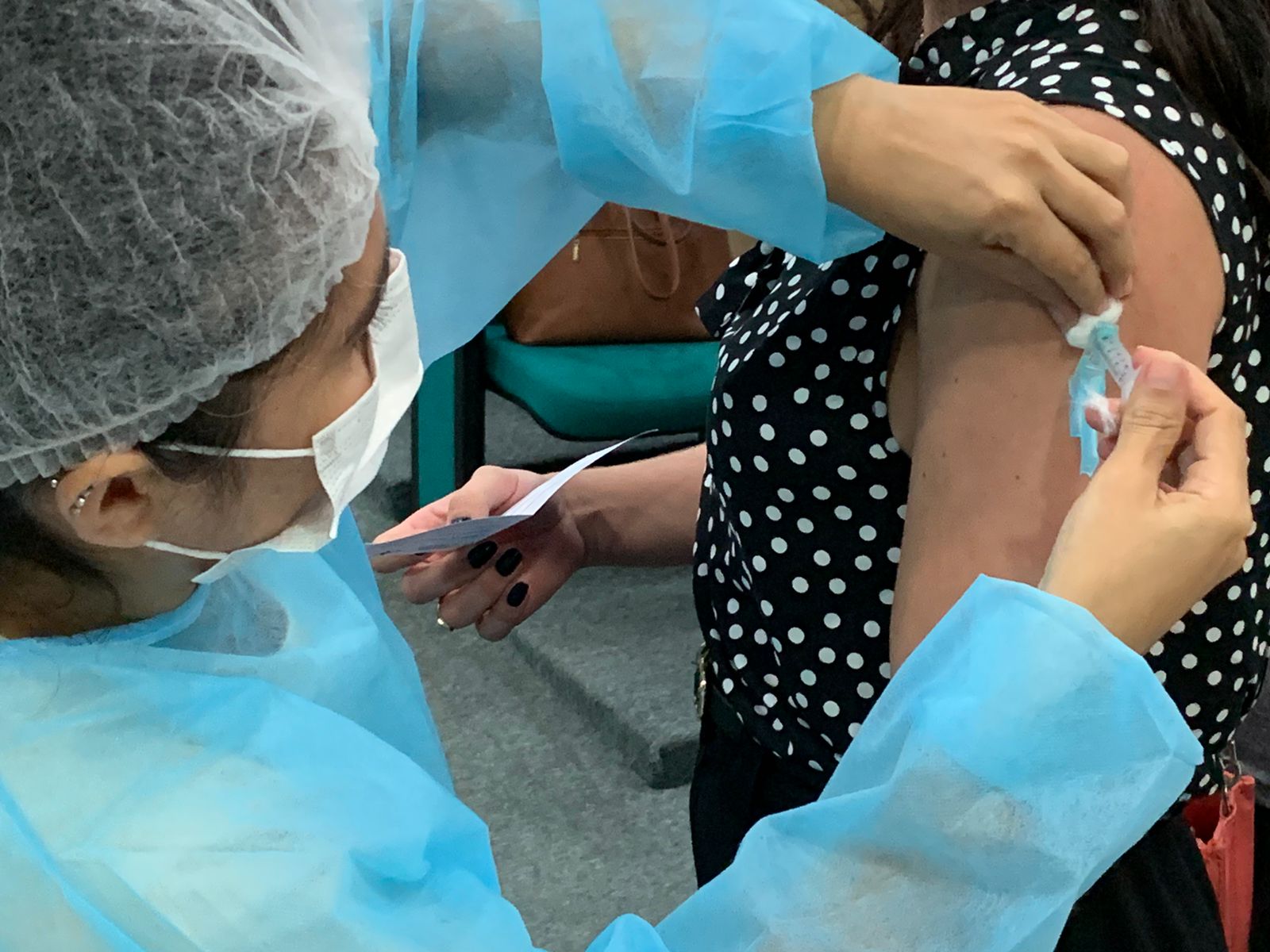 Defensoria promove Dia D de vacinação contra influenza, febre amarela e sarampo; 222 doses são aplicadas