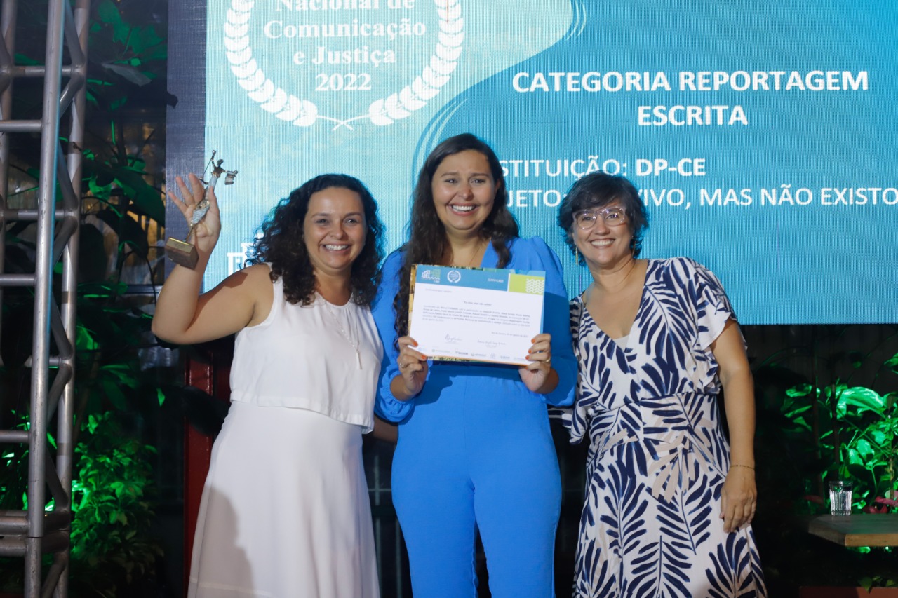 Defensoria vence Prêmio Nacional de Comunicação e Justiça com série “Eu vivo, mas não existo”, sobre registro civil