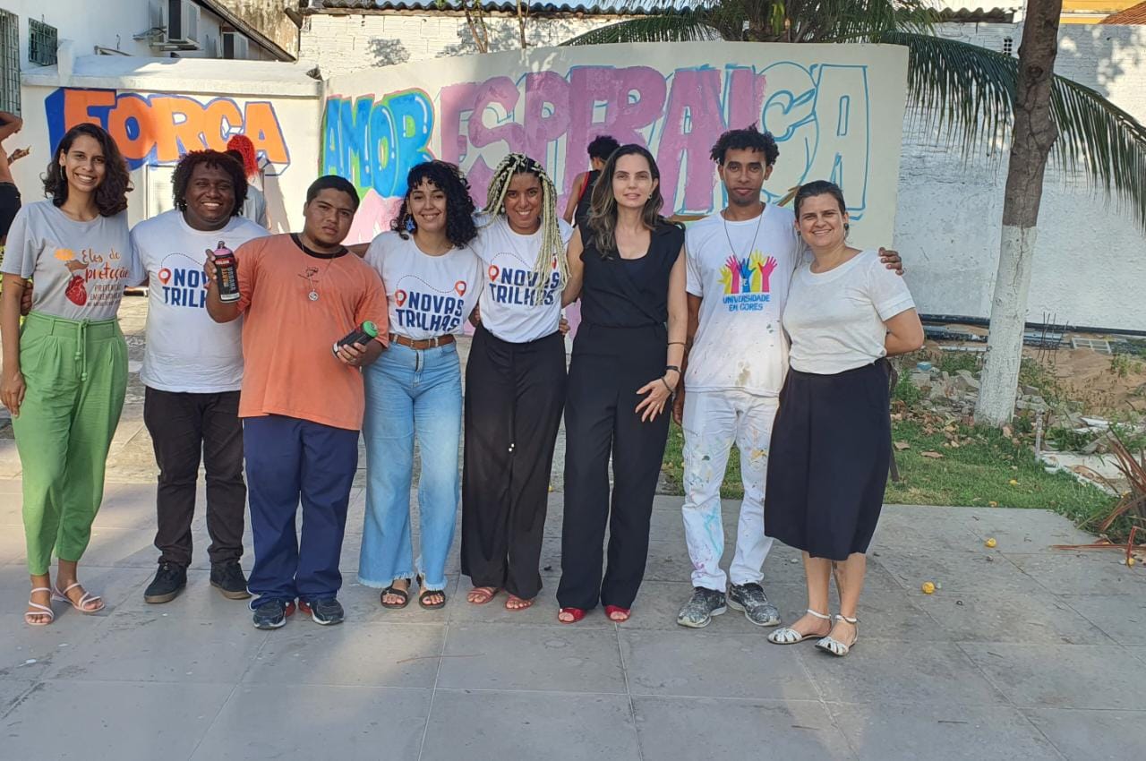 CJR realiza oficina de grafitagem para adolescentes