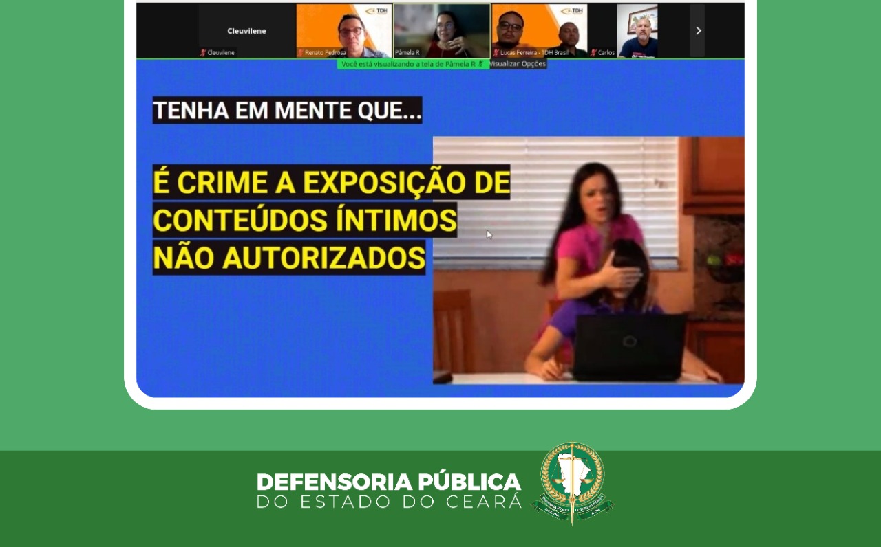Defensoria Pública do Ceará promove Webinário sobre violência sexual