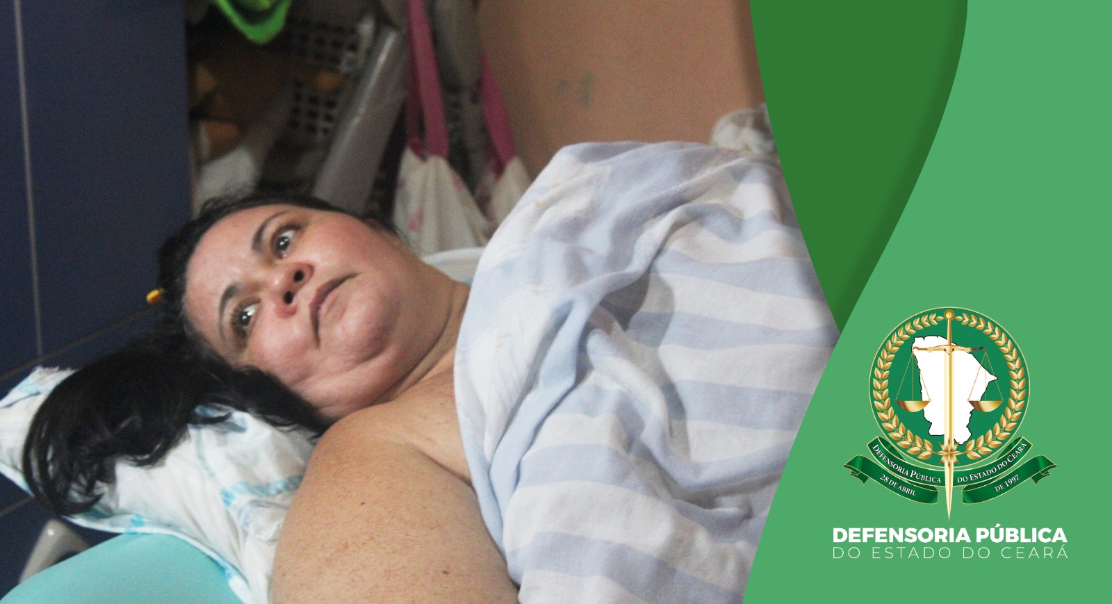 Defensoria atua em atendimento social domiciliar para mulher acamada há três meses