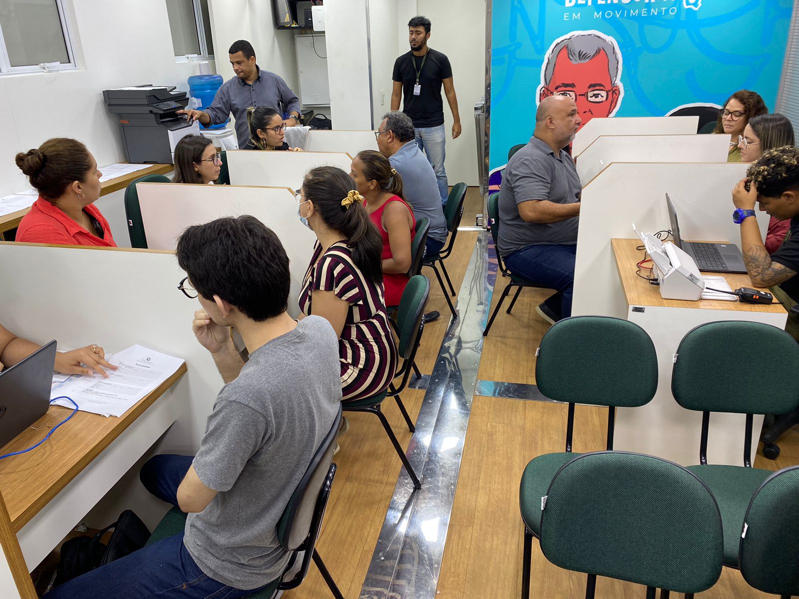 Segundo dia de Defensoria em Movimento no Jóquei Clube registra mais 100 atendimentos