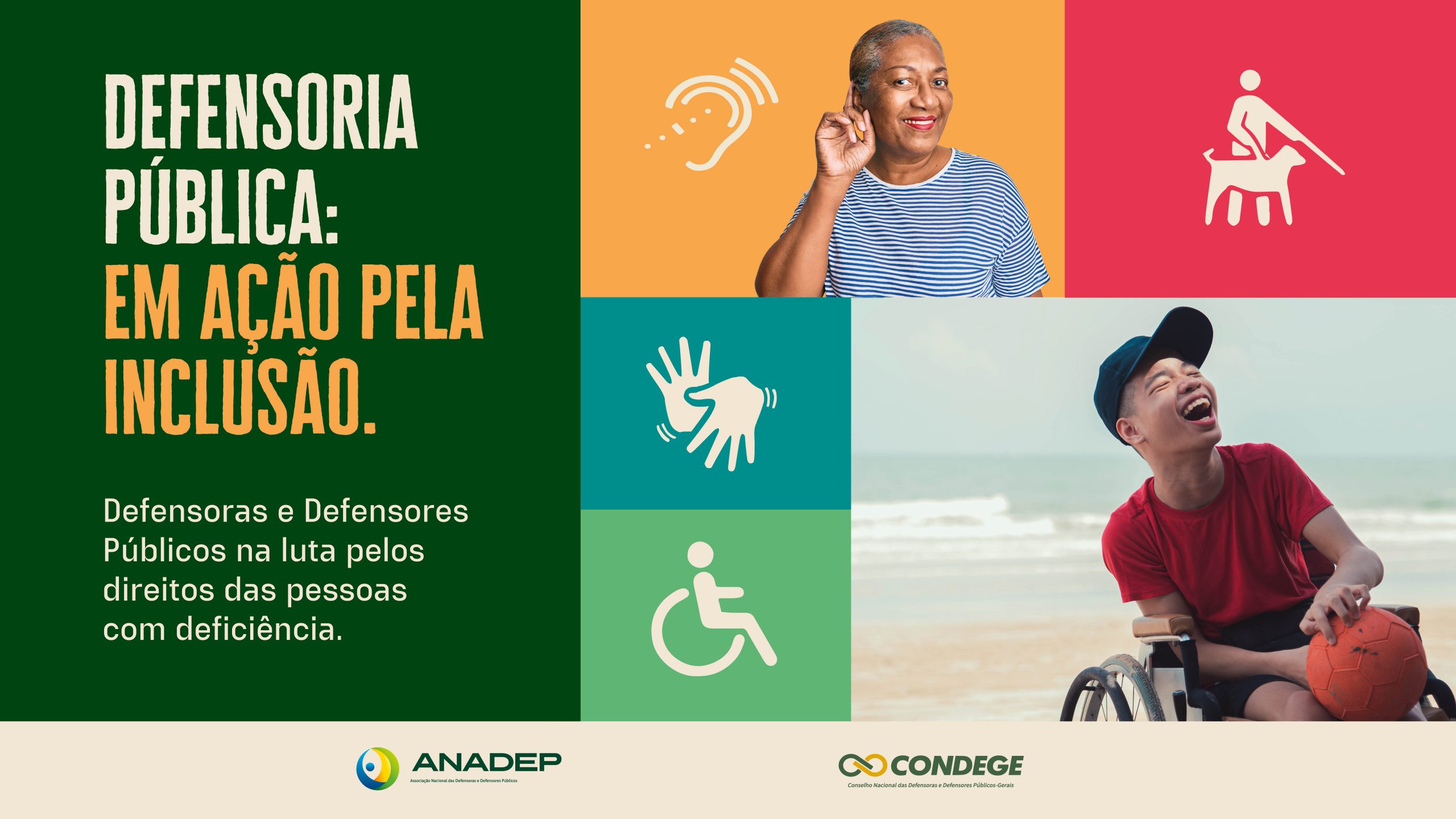 Defensoria produz série sobre desafios e direitos das pessoas com deficiência; tema é campanha da Anadep