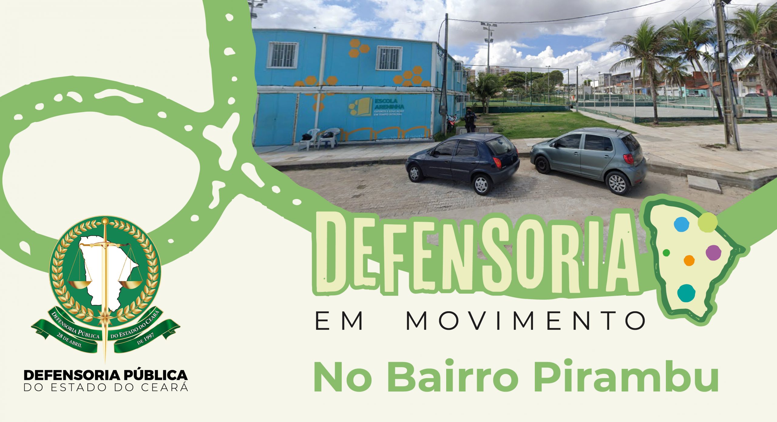 Bairro Pirambu recebe ação da Defensoria em Movimento entre os dias 27 a 29 de novembro