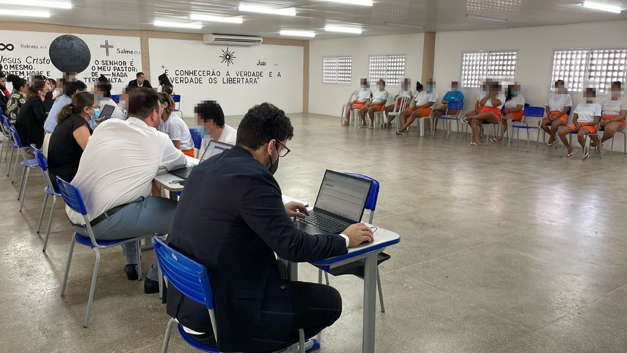Força-tarefa reúne atendimentos e análise processual de pessoas encarceradas com formação de novos defensores públicos