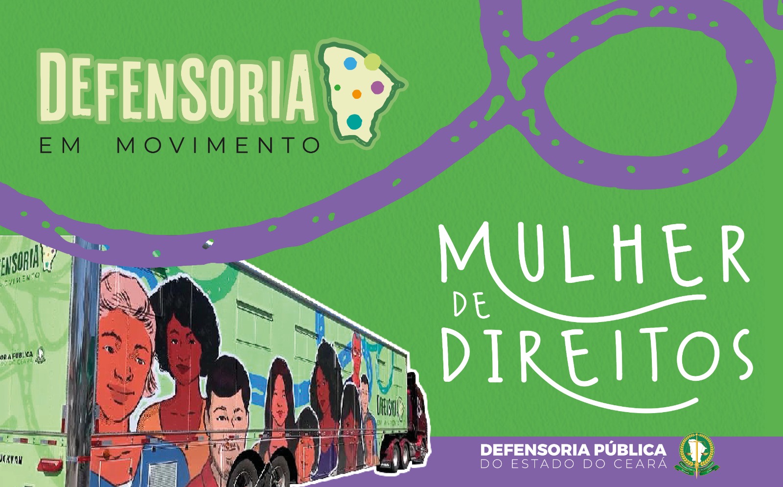 Neste 8 de março, Defensoria em Movimento atende exclusivamente mulheres na Praça do Ferreira 