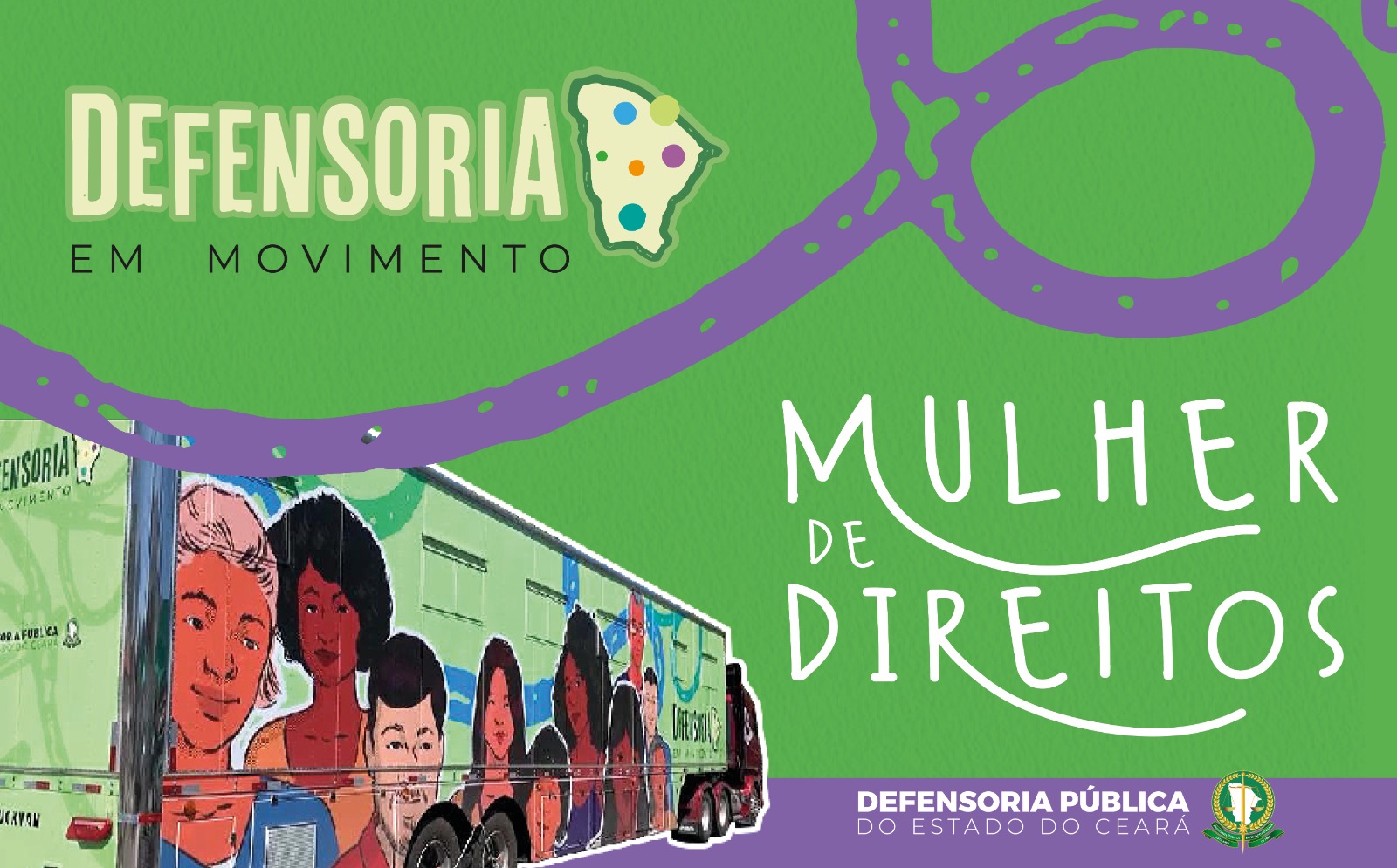 Neste 8 de março, Defensoria em Movimento atende exclusivamente mulheres na Praça do Ferreira