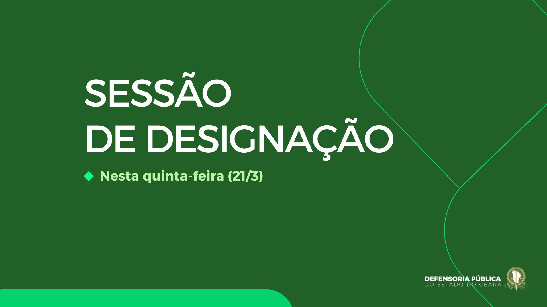 Sessão de designação acontece nesta quinta-feira (21). CDC/CDI publica corrigenda do edital