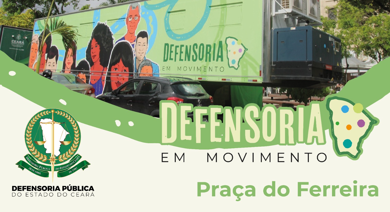 Defensoria em Movimento estará na Praça do Ferreira neste sábado para atendimento exclusivo de demandas de saúde