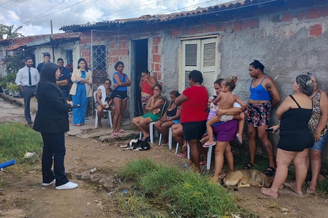 Defensoria realiza visita em seis comunidades de Iguatu e se reúne com a prefeitura para buscar soluções para moradia digna