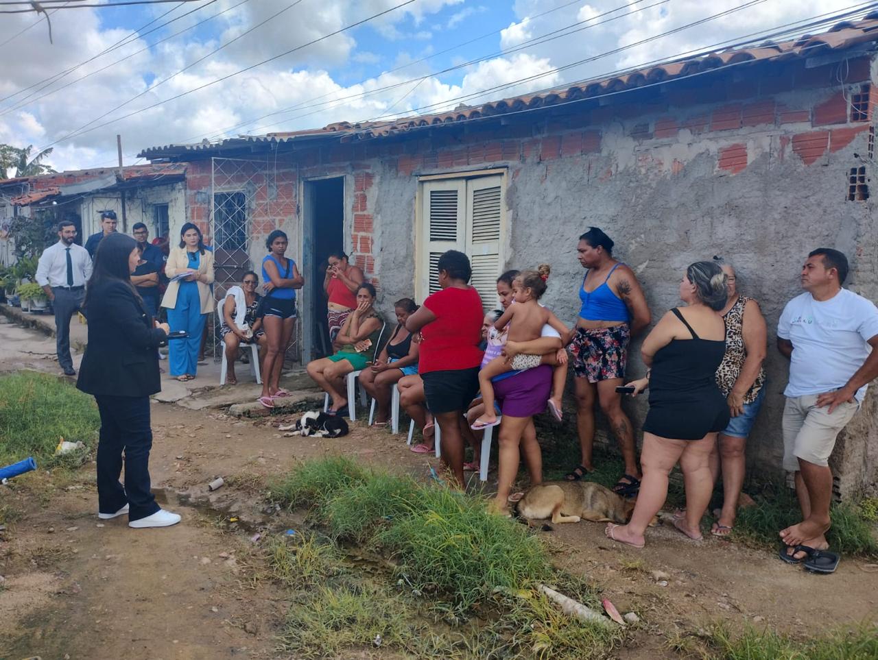 Defensoria realiza visita em seis comunidades de Iguatu e requer ações de moradia digna para a Prefeitura