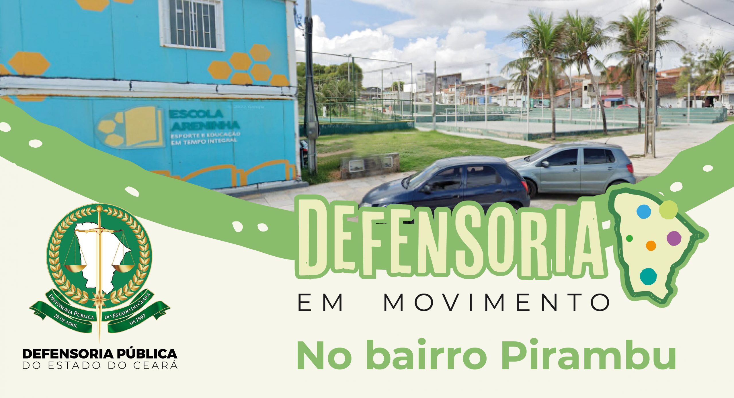 População do Pirambu, em Fortaleza, recebe neste sábado (25) a Defensoria em Movimento em alusão ao 62º aniversário do bairro