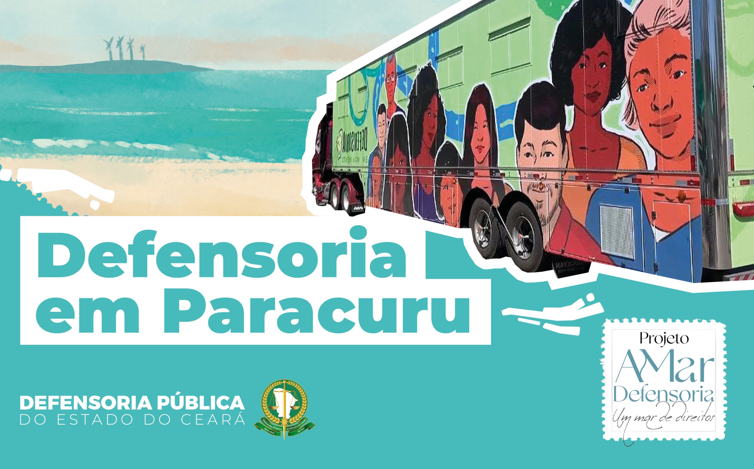 Projeto Amar Defensoria chega ao município de Paracuru para garantir atendimento e educação em direitos à população   