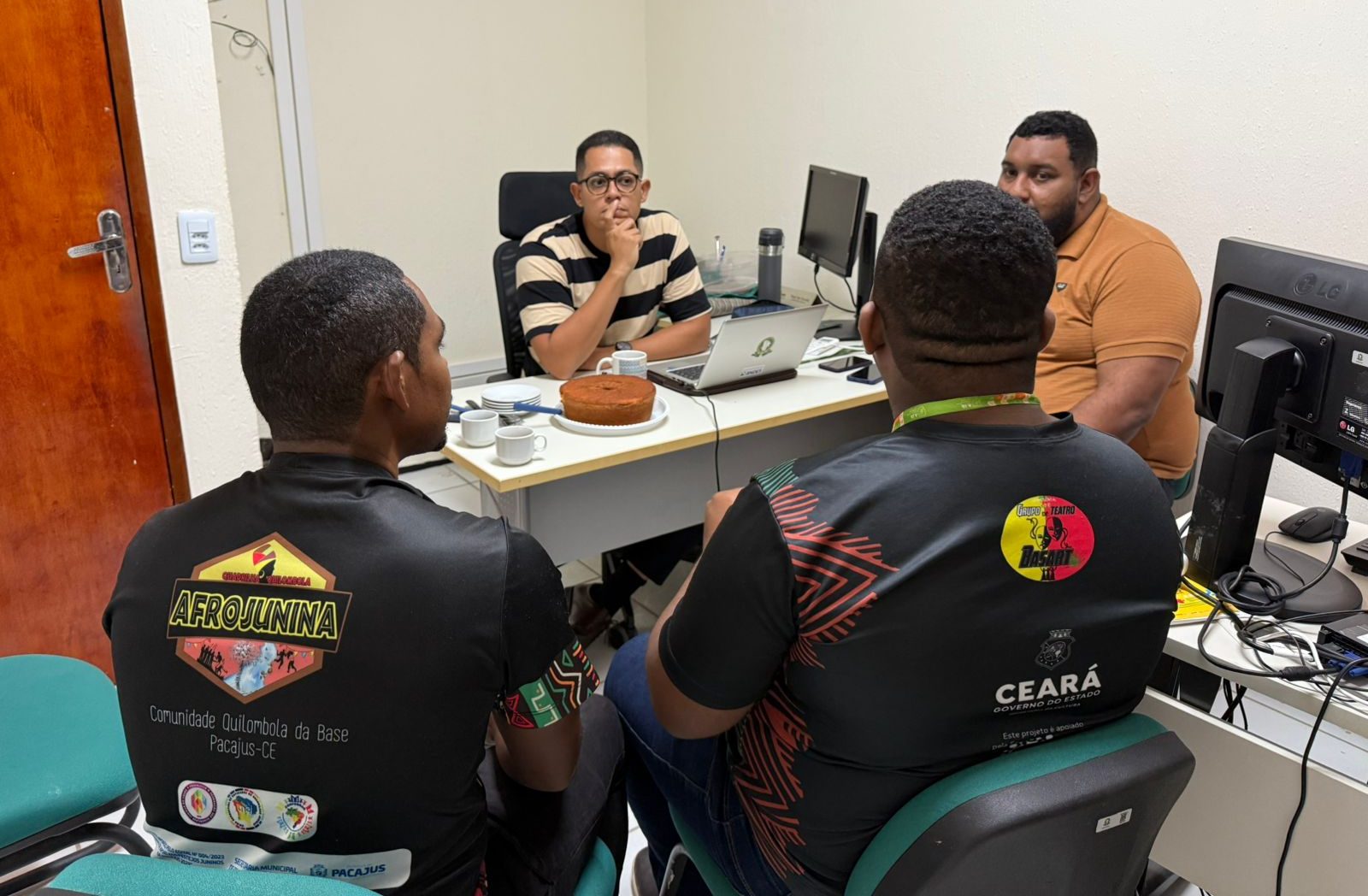 Defensoria realiza reunião para discutir demandas da Comunidade Quilombo da Base, em Pacajus