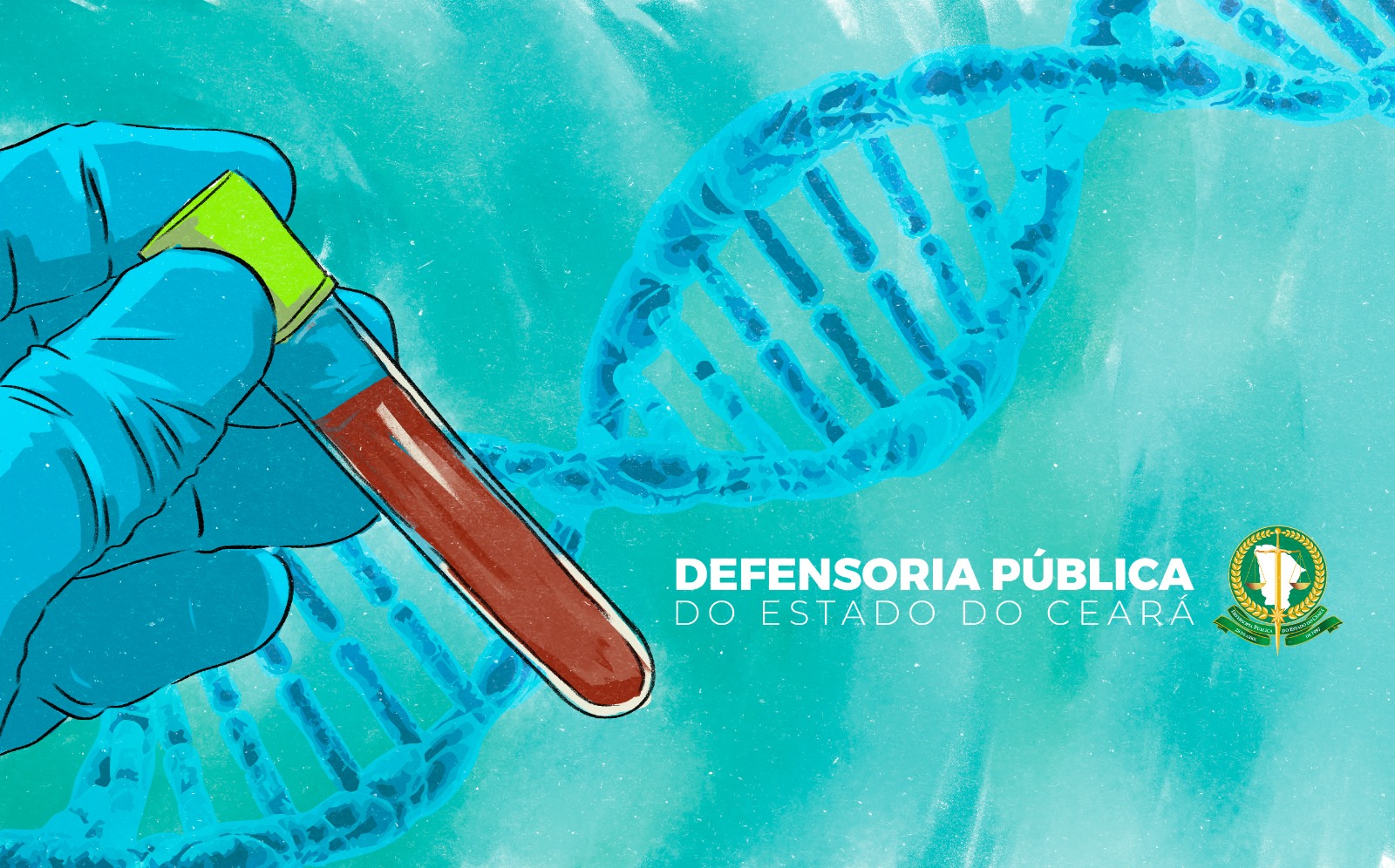 Defensoria facilita agendamento de teste de DNA gratuito para reconhecimento de maternidade e paternidade no Ceará