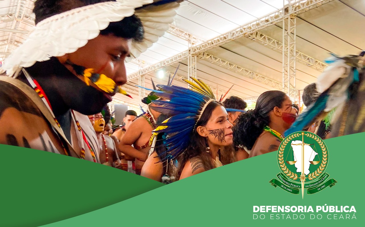 Defensoria Pública do Ceará realiza atendimentos à população indígena no Acampamento Terra Livre, em Brasília