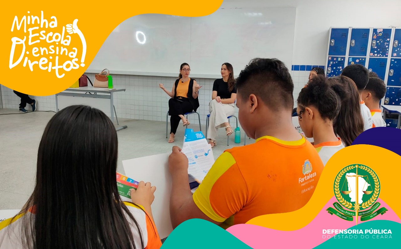 Defensoria realiza edição especial do Projeto  “Minha Escola Ensina Direitos” nesta quinta-feira (24)