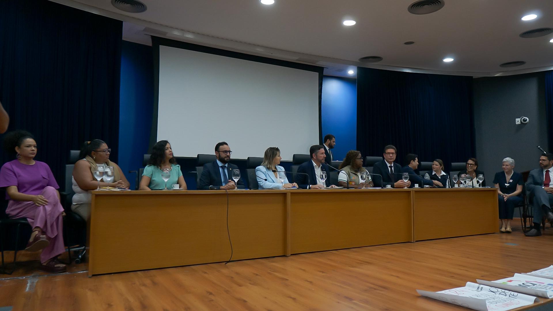 Defensoria debate violência contra crianças e adolescentes em audiência pública com a ministra dos Direitos Humanos, Macaé Evaristo.