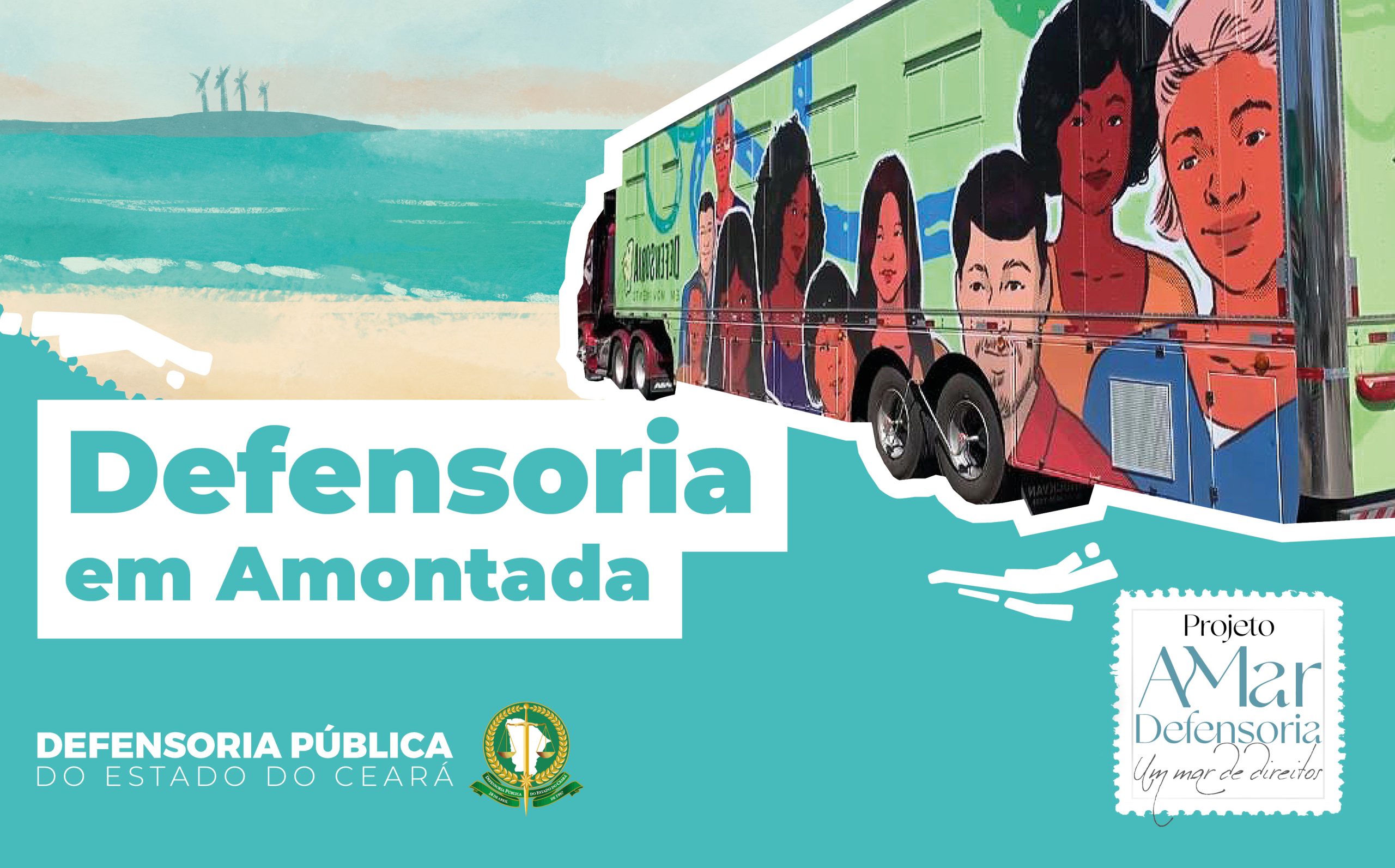 Amar Defensoria chega a Amontada para garantir atendimento e educação em direitos à população