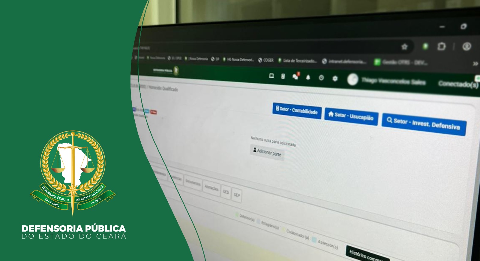 Sistema Nossa Defensoria ganha novas funcionalidades e reforça modernização dos fluxos internos