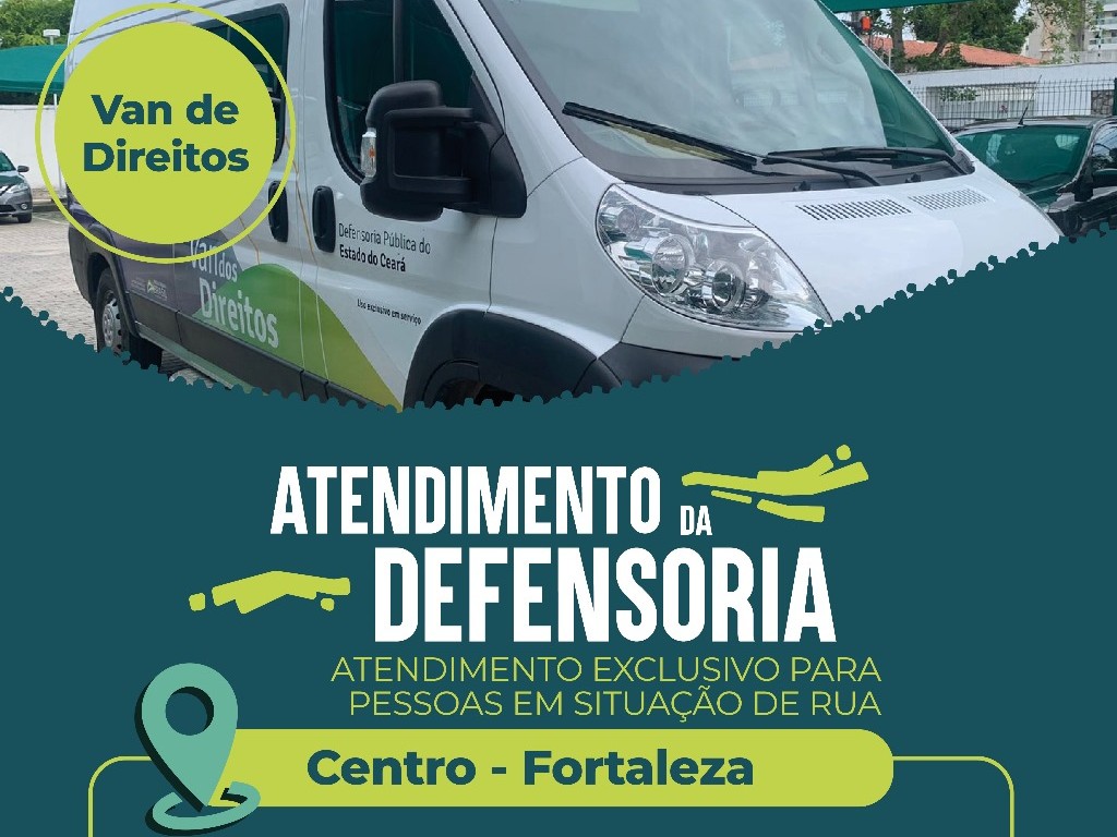Defensoria leva atendimentos à Casa do Povo da Rua – Dom Luciano Mendes, no Centro de Fortaleza, nesta quarta (03)