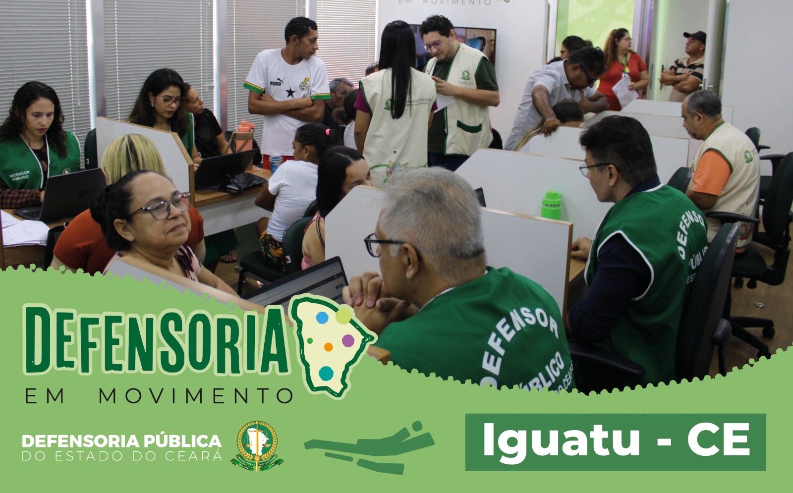 Defensoria em Movimento chega à cidade de Iguatu no dia 30 de outubro