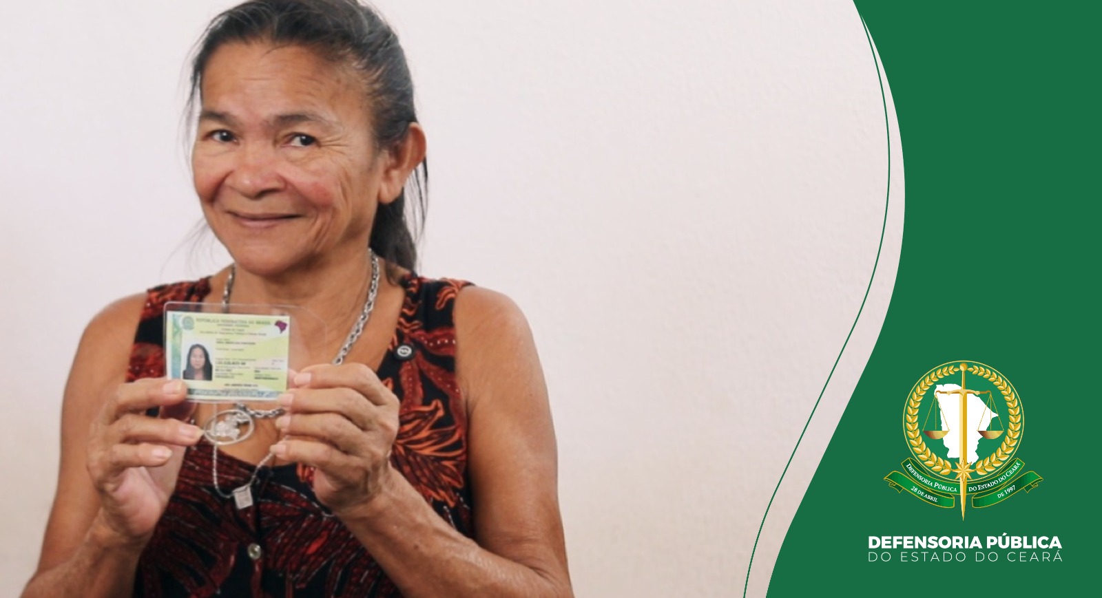 Após quase 70 anos sem certidão, idosa é registrada com apoio da Defensoria Pública