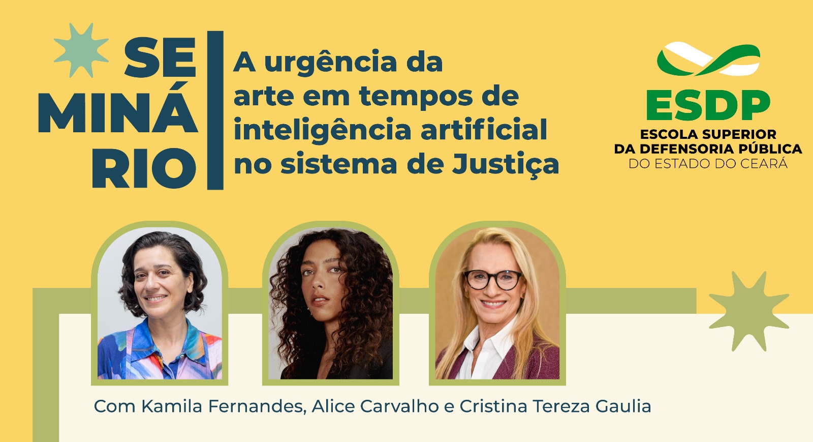 Defensoria realiza seminário sobre Arte, Direitos Humanos e Inteligência Artificial no Sistema de Justiça, dia 12 de novembro