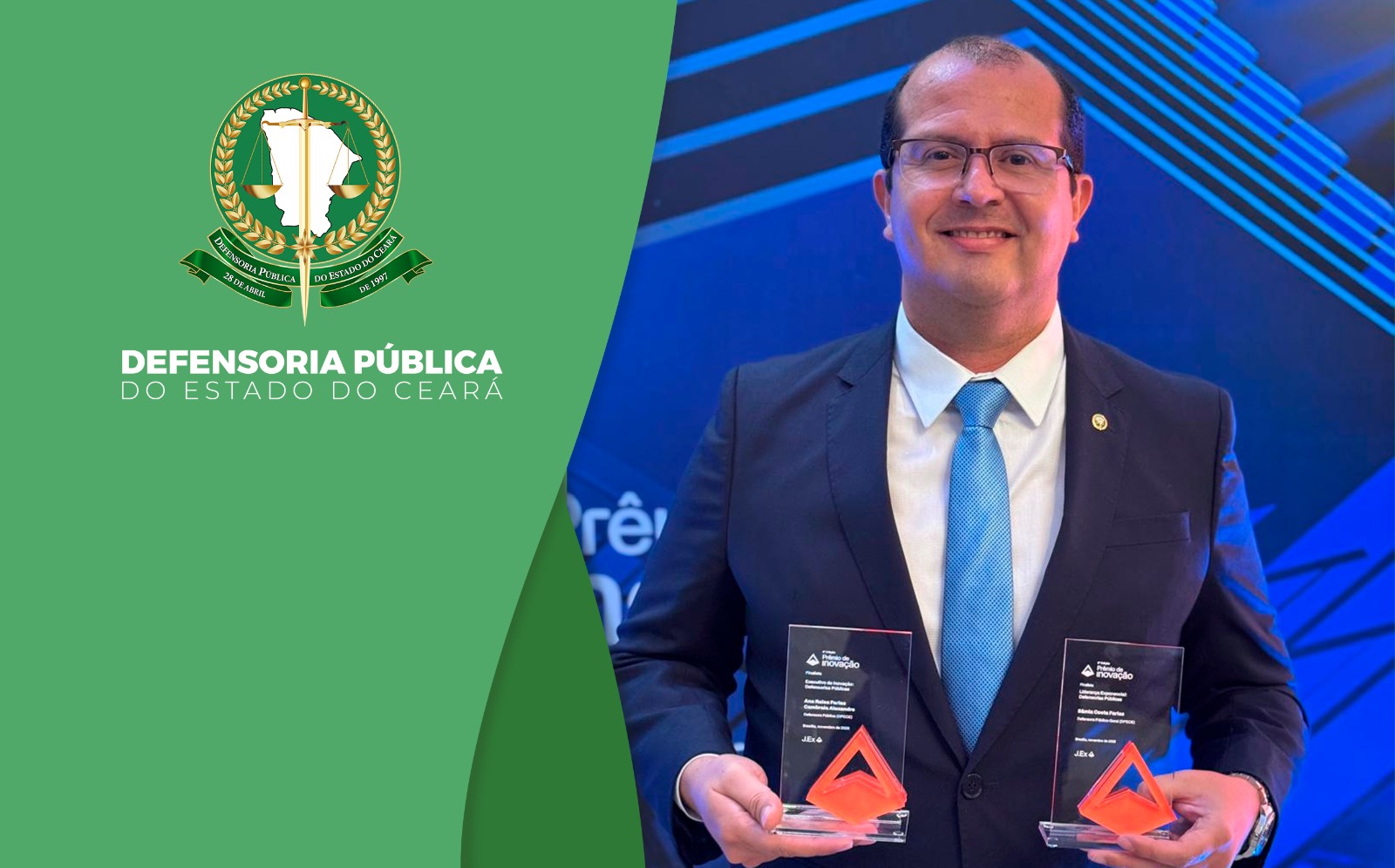 DPCE recebe destaque nacional no Prêmio de Inovação J.Ex 2025