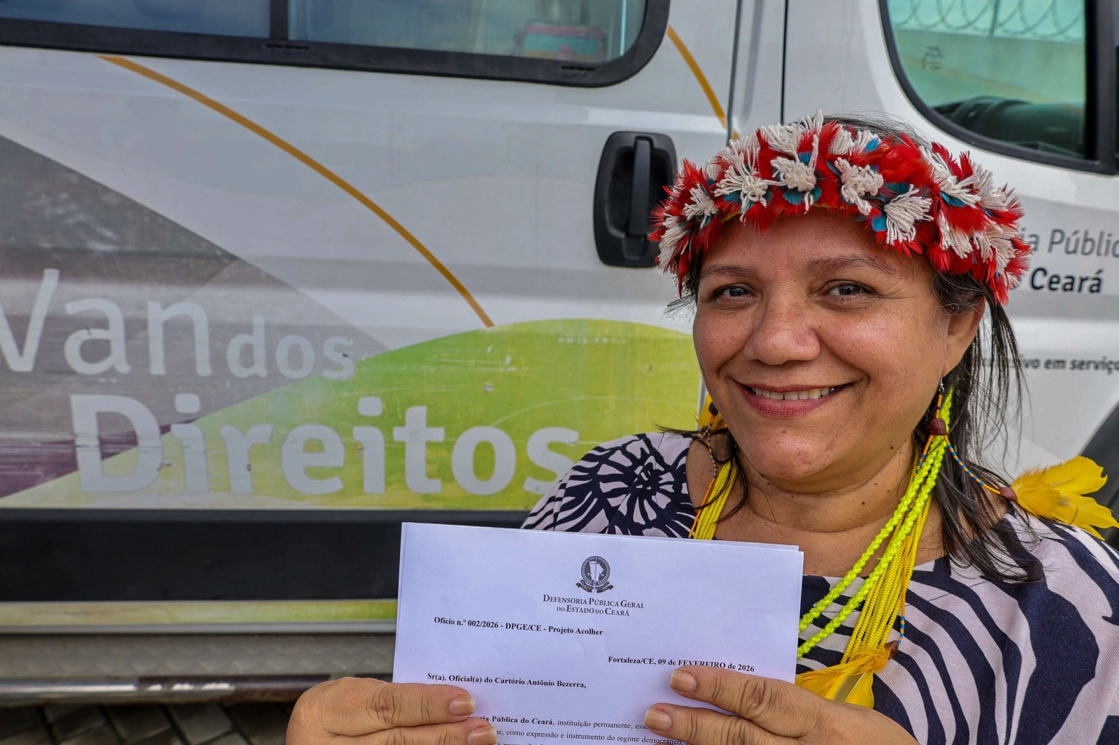 Defensoria leva educação em direitos para o Balcão da Cidadania Indígena no Cariri