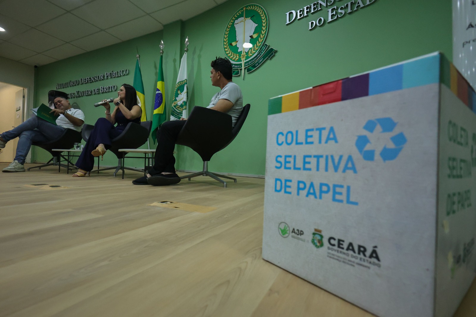 Defensoria firma parceria com Secretaria do Meio Ambiente para fortalecer coleta seletiva e sustentabilidade interna