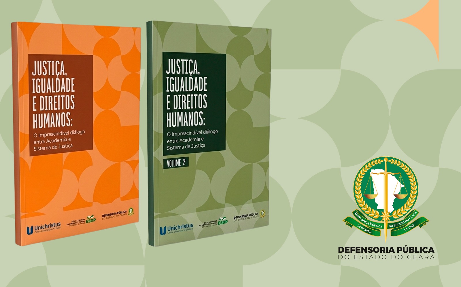 Parceria entre Defensoria e Unichristus resulta em coletânea sobre justiça, desigualdade e direitos humanos