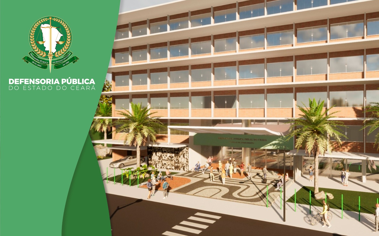 Defensora geral e governador do Ceará anunciam a construção de novo Núcleo Central de Atendimento da capital