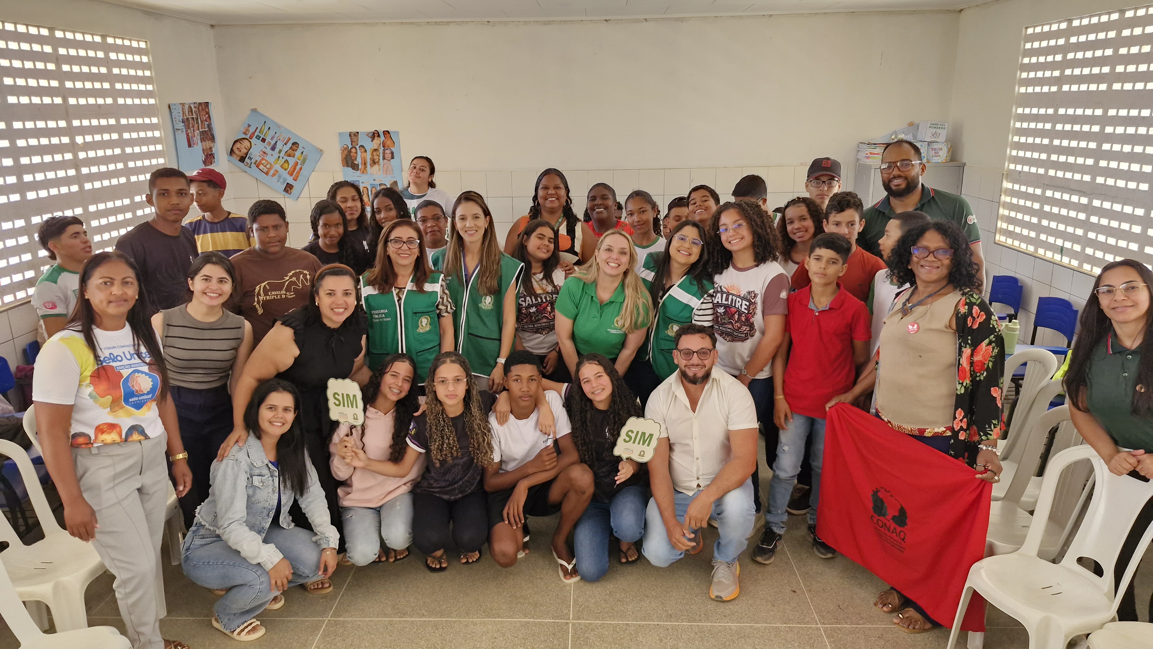 Defensoria conversa com estudantes quilombolas sobre identidade, pertencimento e direitos em Salitre