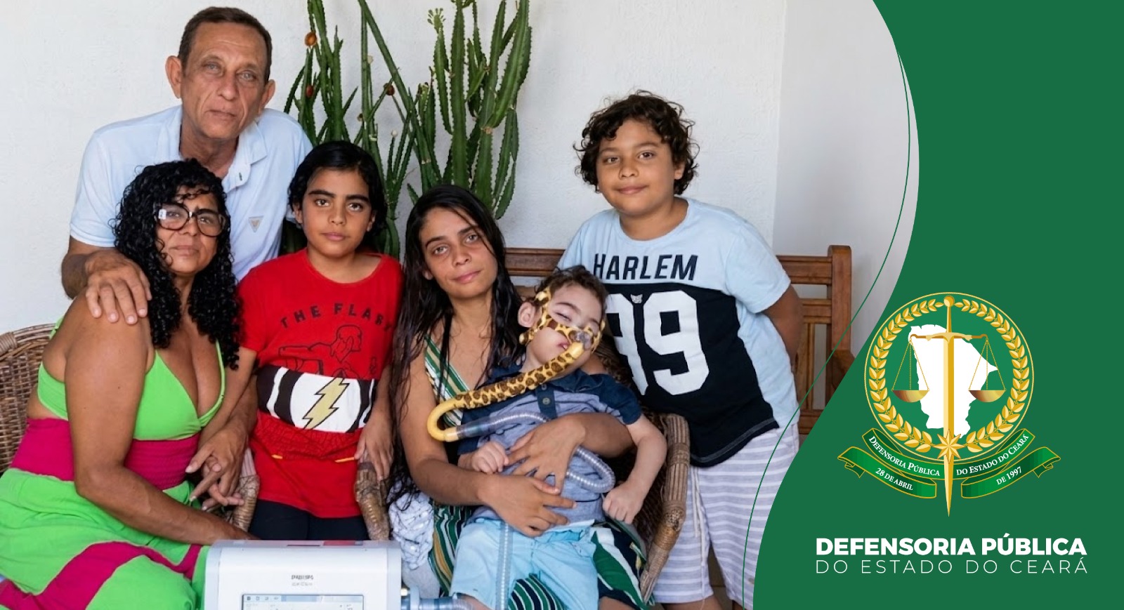 Defensoria atua para garantir qualidade de vida à criança com paralisia cerebral