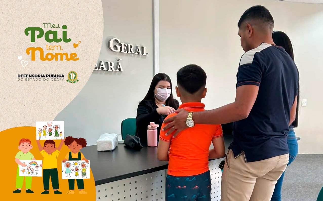 Exercício de afetividade: Mutirão Meu Pai Tem Nome reconhece e cria vínculos entre pais e filhos em Fortaleza