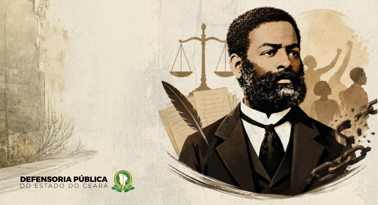Defensoria do Ceará realiza palestra sobre legado jurídico do abolicionista Luiz Gama