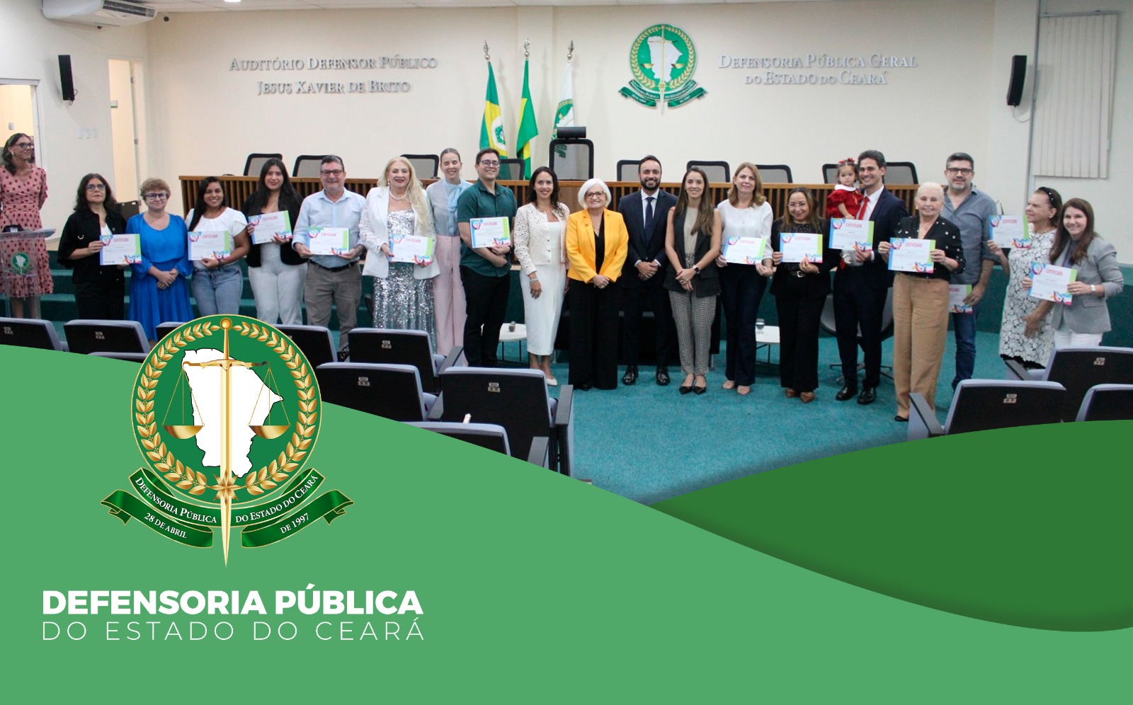Defensoria homenageia cartórios e instituições parceiras do Mutirão Transforma