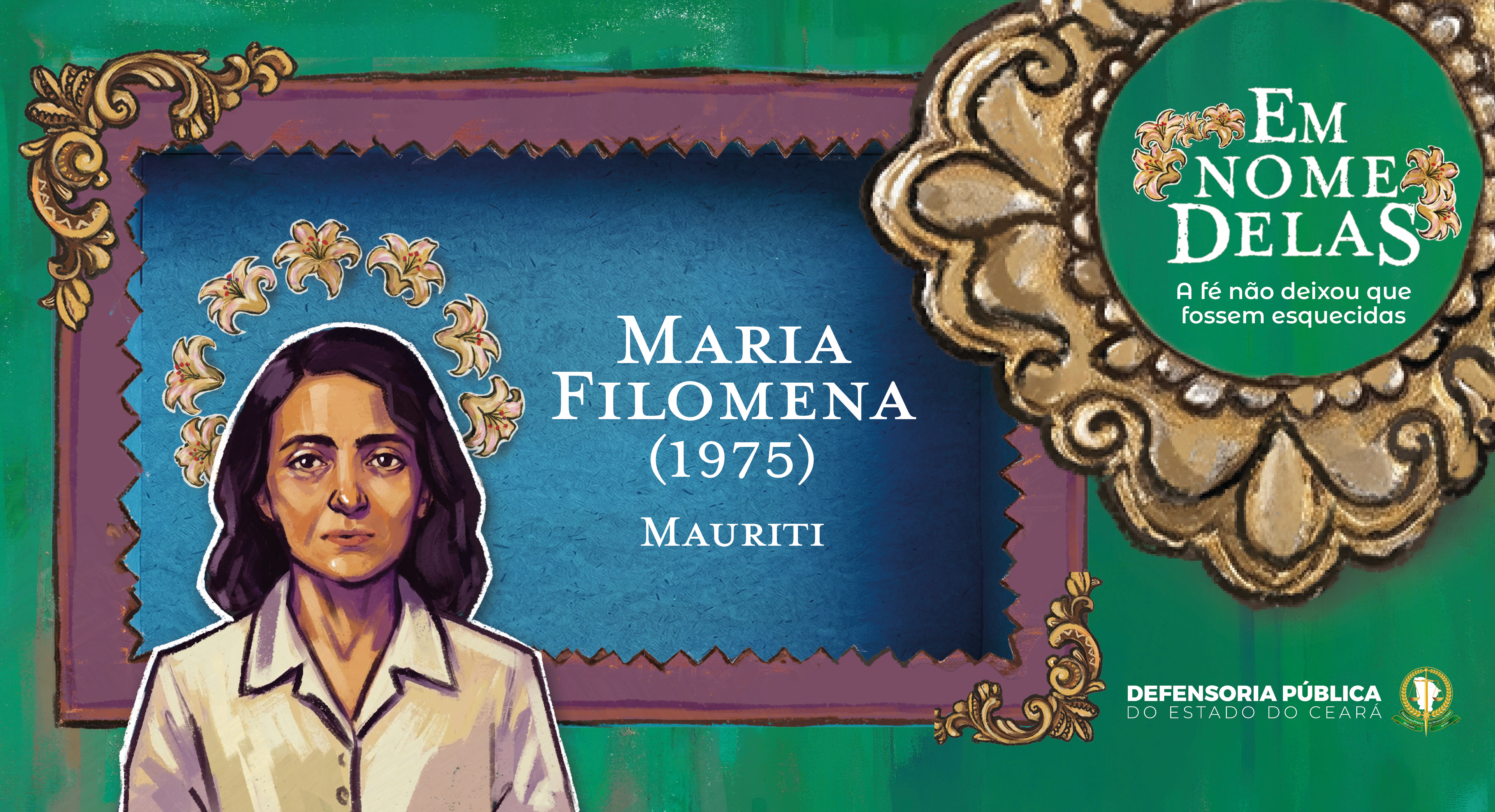 Maria Filomena tinha vocação para ser freira