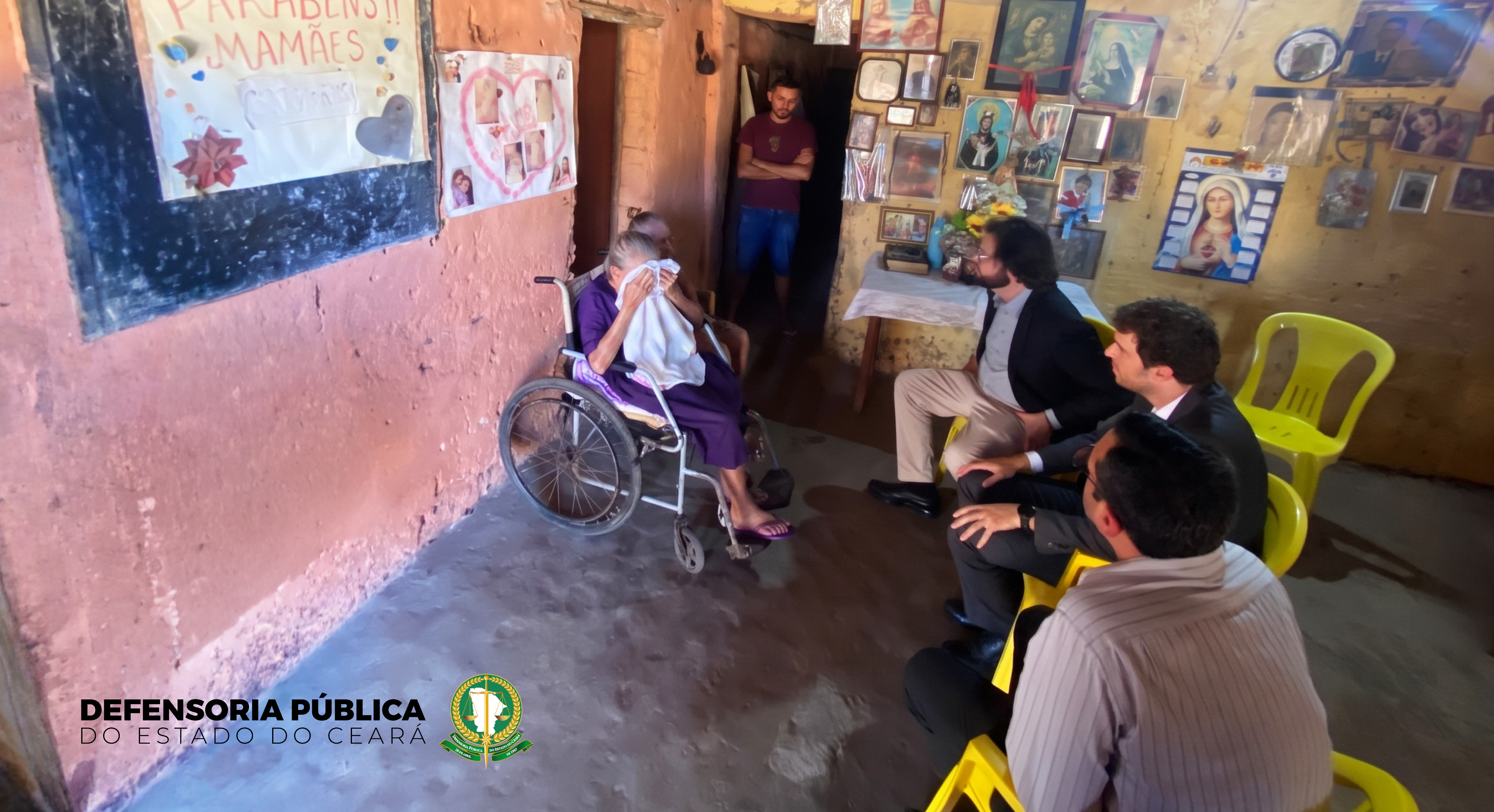 Aos 106 anos, mulher em situação de vulnerabilidade participa de audiência de  interdição em casa, na zona rural de Sobral